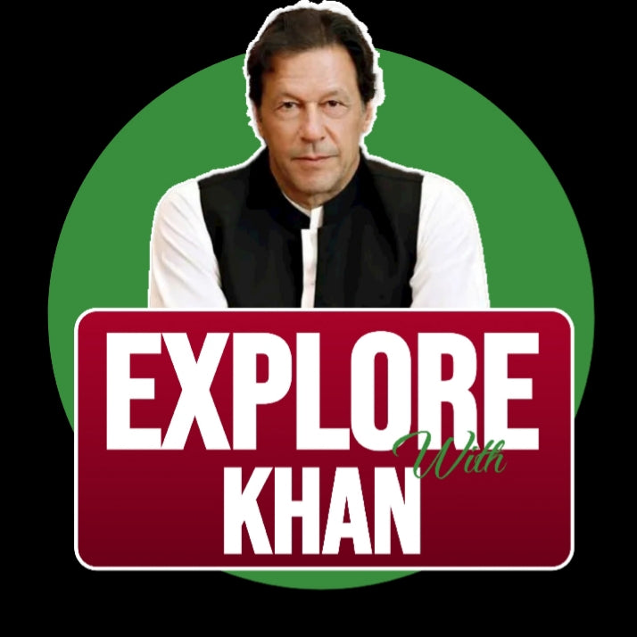 Person with a green circle background and 'Explore With Khan' text overlay